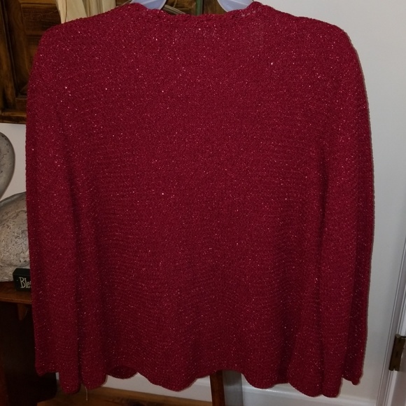 Beautiful red sparkling sweater set - Picture 5 of 8